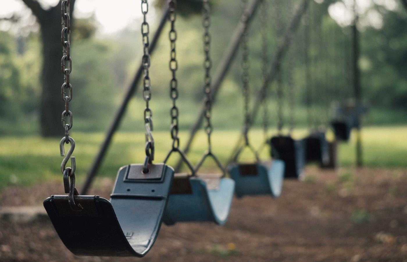 Cyclist on a protected bike lane in Montreal